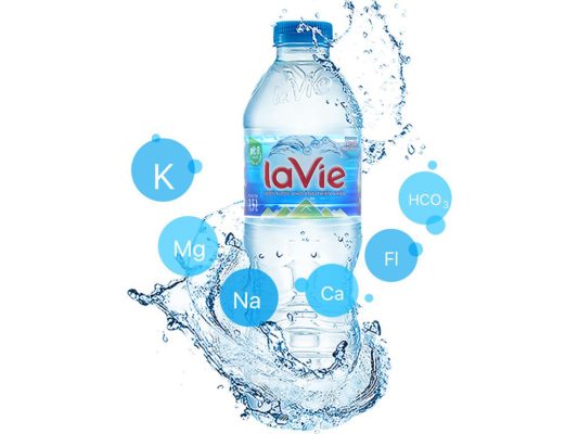 Nước khoáng Lavie 1,5L thùng 12 chai 2 6 khoáng chất thiết yếu của nước lavie