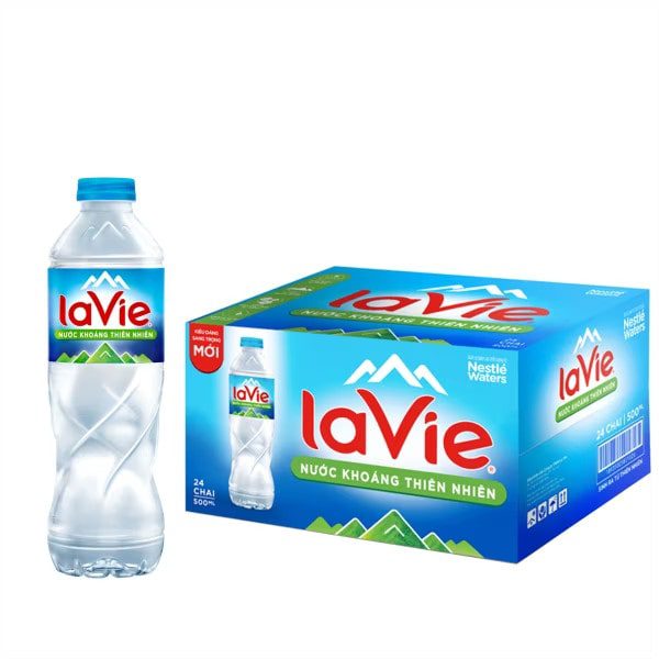 Nước khoáng laVie 500ml