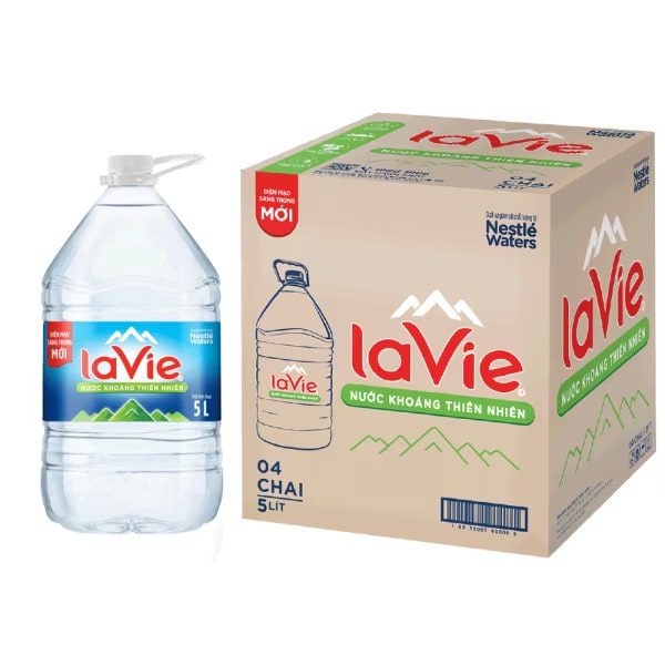 Nước khoáng LaVie 5L