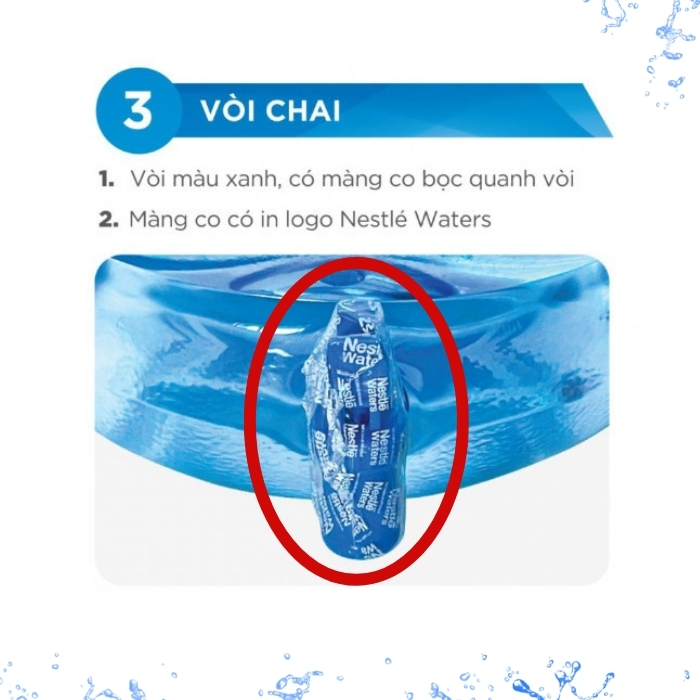 cách nhận biết nước lavie viva vòi thật hình 3