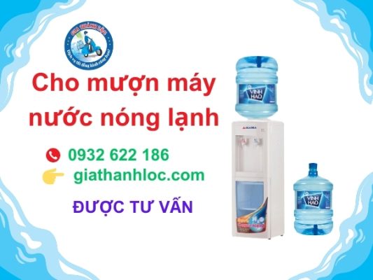 Nước khoáng Vĩnh Hảo 20L 7 cho mượn máy nước nóng lạnh