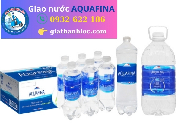 Đặt nước Aquafina