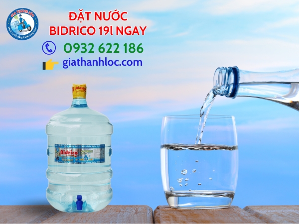 Nước Bidrico và một số quy cách