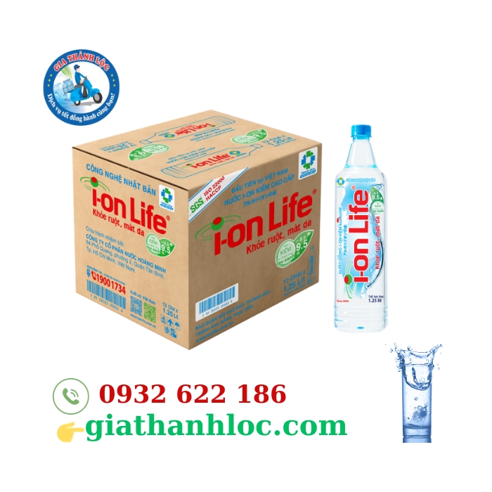 nước kiềm ion life 1.25l