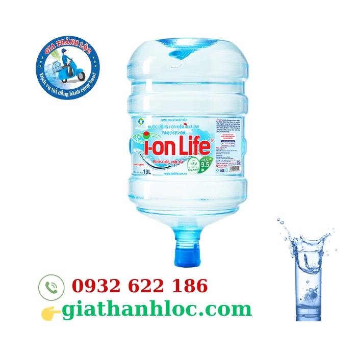 nước kiếm ion life 19l bình úp