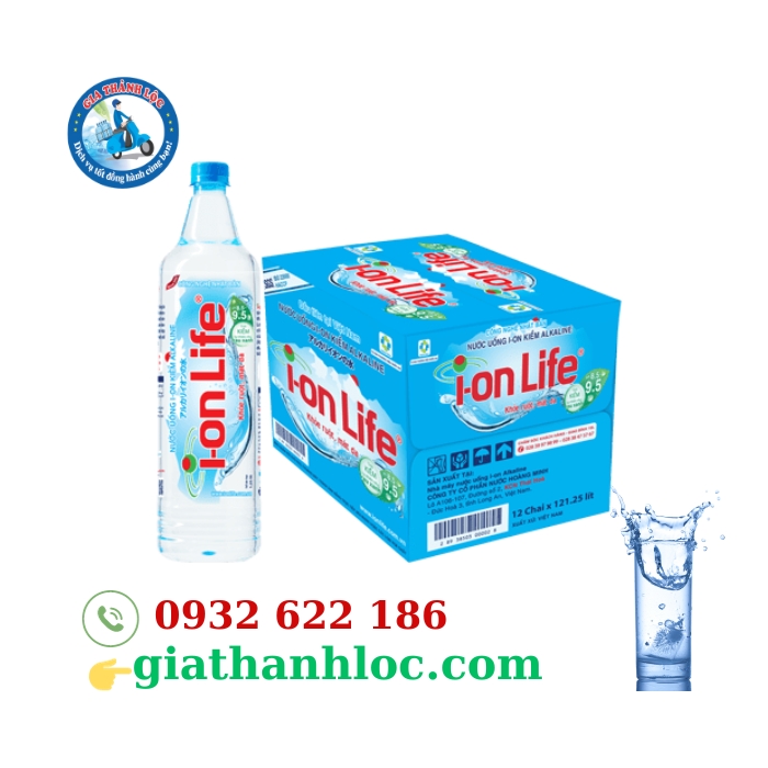 nước kiềm ion life 450ml