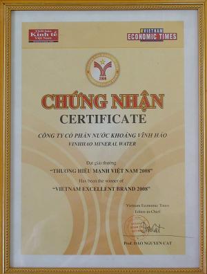 Bạn Đã Biết Hết Các Sản Phẩm Vĩnh Hảo Chưa? - Gia Thành Lộc 0932 622 186 2 chứng nhận Thương hiệu mạnh VN 2008 của Vĩnh Hảo