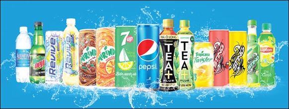 Các sản phẩm của Suntory Pepsico Việt Nam