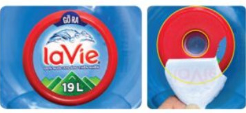 13 Cách Nhận Biết Đâu Là Bình LaVie 19L Thật? 2 Màng co bình Lavie 19L_Gia Thành Lộc_0932622186