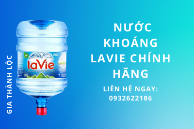 đại lý nước khoáng LaVie bình 19L