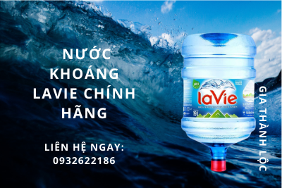 đại lý nước khoáng LaVie bình 19L