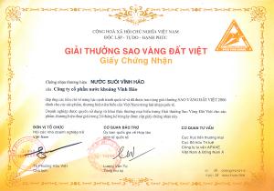 Nước uống Vĩnh Hảo quận 7 giao nhanh, giá tốt! 3 Giải thưởng Vĩnh Hảo