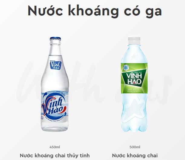 Nước suối Vĩnh Hảo có ga 500ml có tốt không? 9 Nước khoáng có ga Vĩnh Hảo