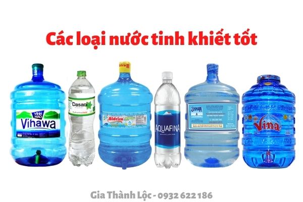 Các loại nước tinh khiết phù hợp cho gymers