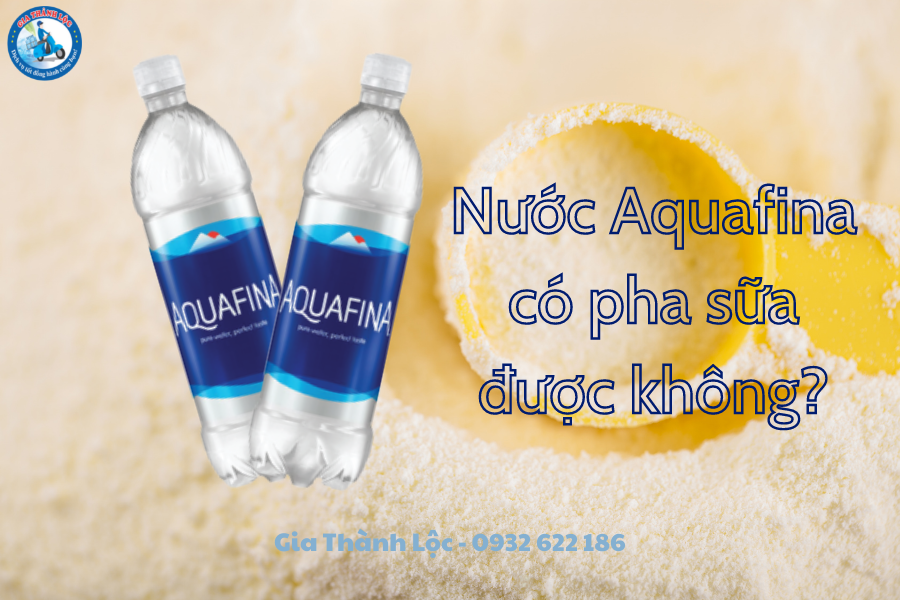 nước aquafina có pha sữa được không