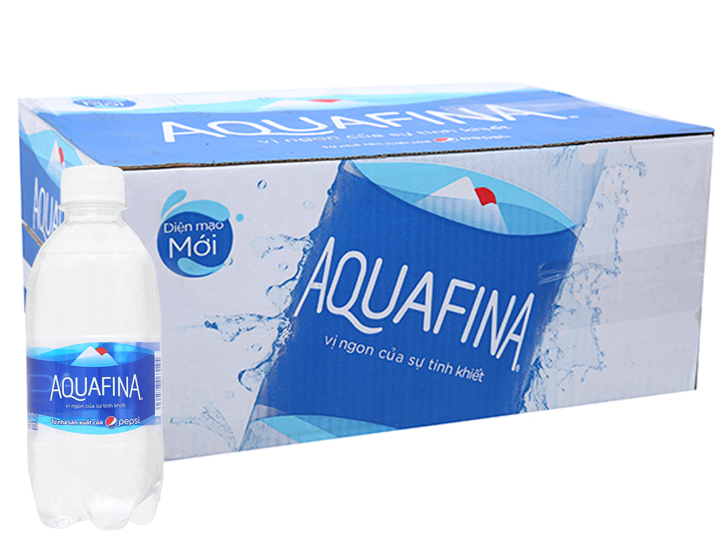 nước suối aquafina 1 thùng bao nhiêu chai
