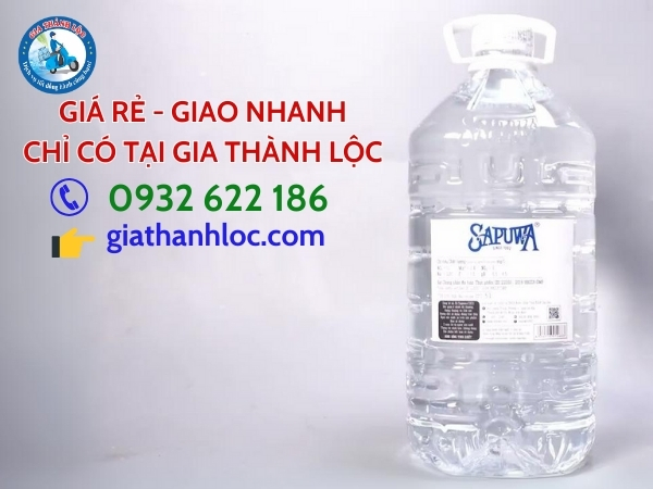 Nước tinh khiết Sapuwa 5L Có Vòi 3 Giá của nước bình Sapuwa 5l có vòi