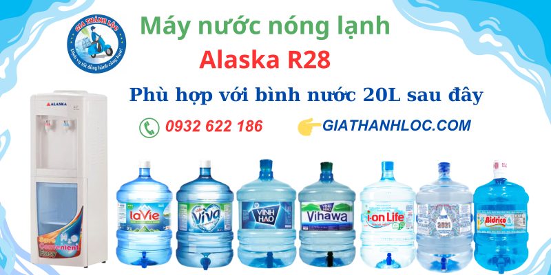 Máy nước nóng lạnh Alaska R28 6 máy nước nóng lạnh alaska r28 nên dùng với nước bình nào