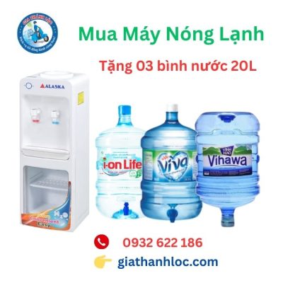 Máy nước nóng lạnh Alaska R28 7 mua máy nước nóng lạnh được tặng 03 bình nước bất kỳ