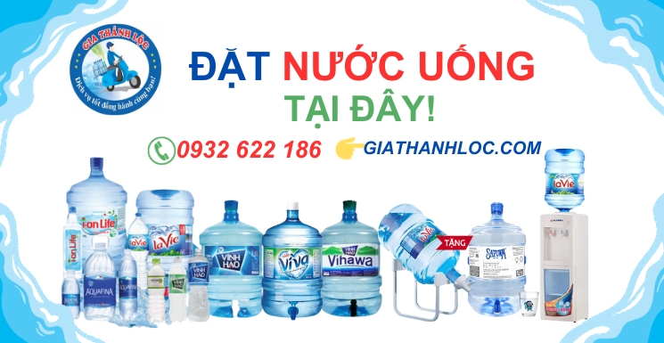 Đặt nước uống tại đây