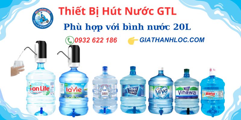 Phù hợp với các loại bình nước khác nhau