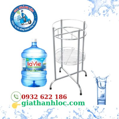 Máy lọc nước Panasonic TK CB430 2 chân inox dùng kèm với bình nước lavie
