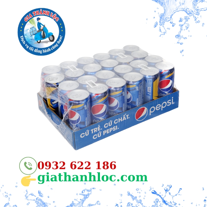 thùng nước ngọt pepsi cola 320ml thùng 24 lon