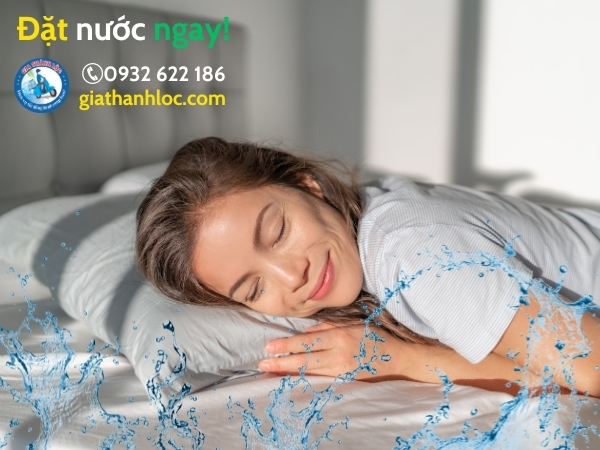 uống đủ nước giúp giảm stress