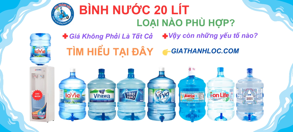 bình nước 20l loại nào phù hợp cho uống hàng ngày