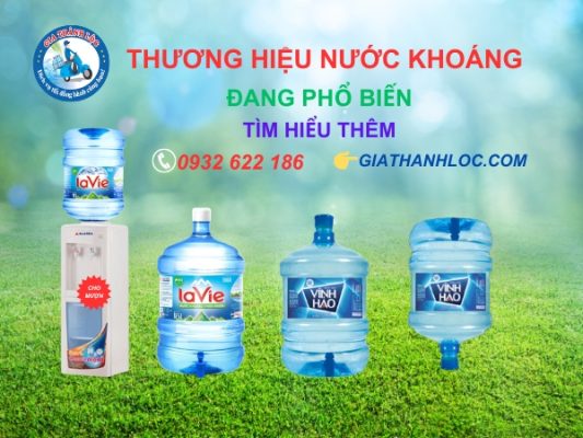 Bình nước 20 lít: Giá Rẻ Không Phải Là Tất Cả-Hãy Mua Thông Minh 1 Các thương hiệu nước khoáng 20 lít
